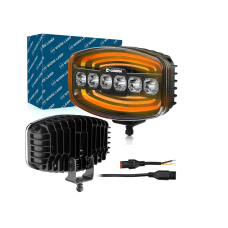 Taisnastūra Formas Tālās Gaismas Papildlukturis Ar Gabarītgaismu 60w 7500Lm (245mm) Eiropas Sertifikāts